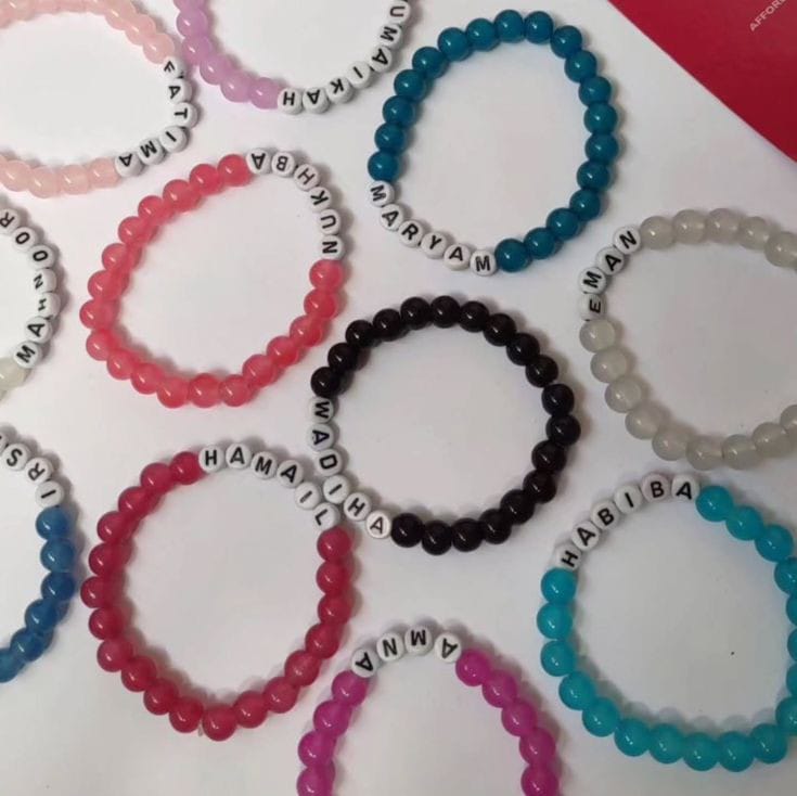 Timeless Threads: Handmade Charm Bracelet”  “Boho Bliss: Handcrafted Beaded Bracelet”