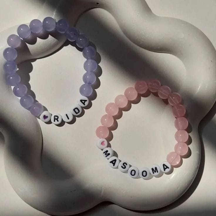 Timeless Threads: Handmade Charm Bracelet”  “Boho Bliss: Handcrafted Beaded Bracelet”